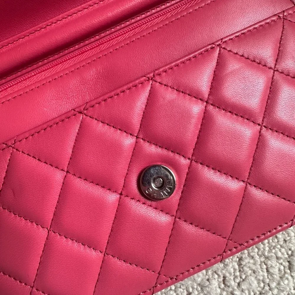 Chanel Barbie Pink Wallet on Chain WOC - Picture 7 of 14